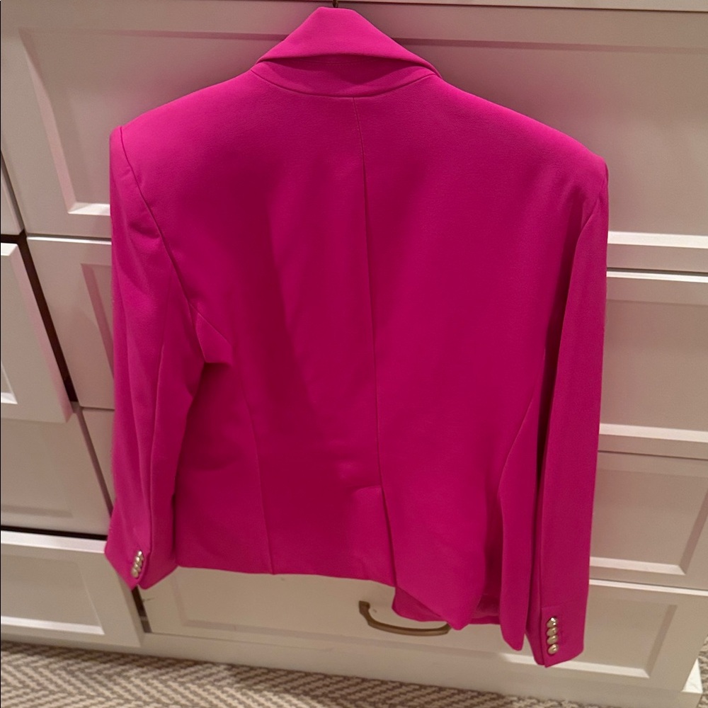 Generation LoveWomen's Pink Blazer with Gold Buttons - Picture 3 of 4